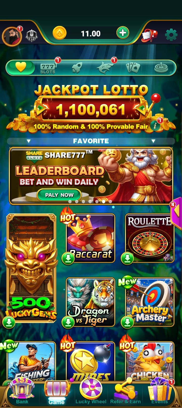 Share Slots App 